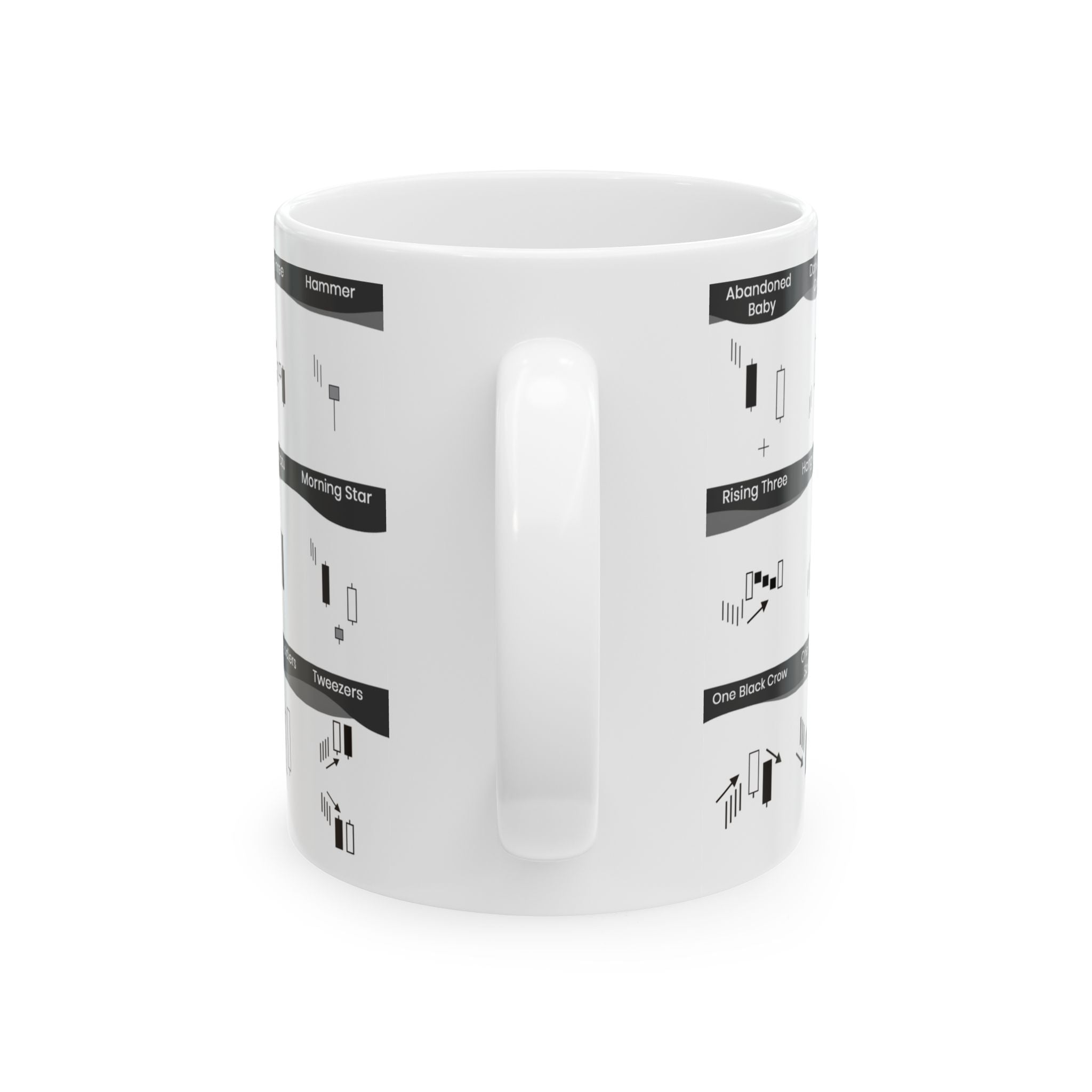 Tasse à motifs de chandeliers