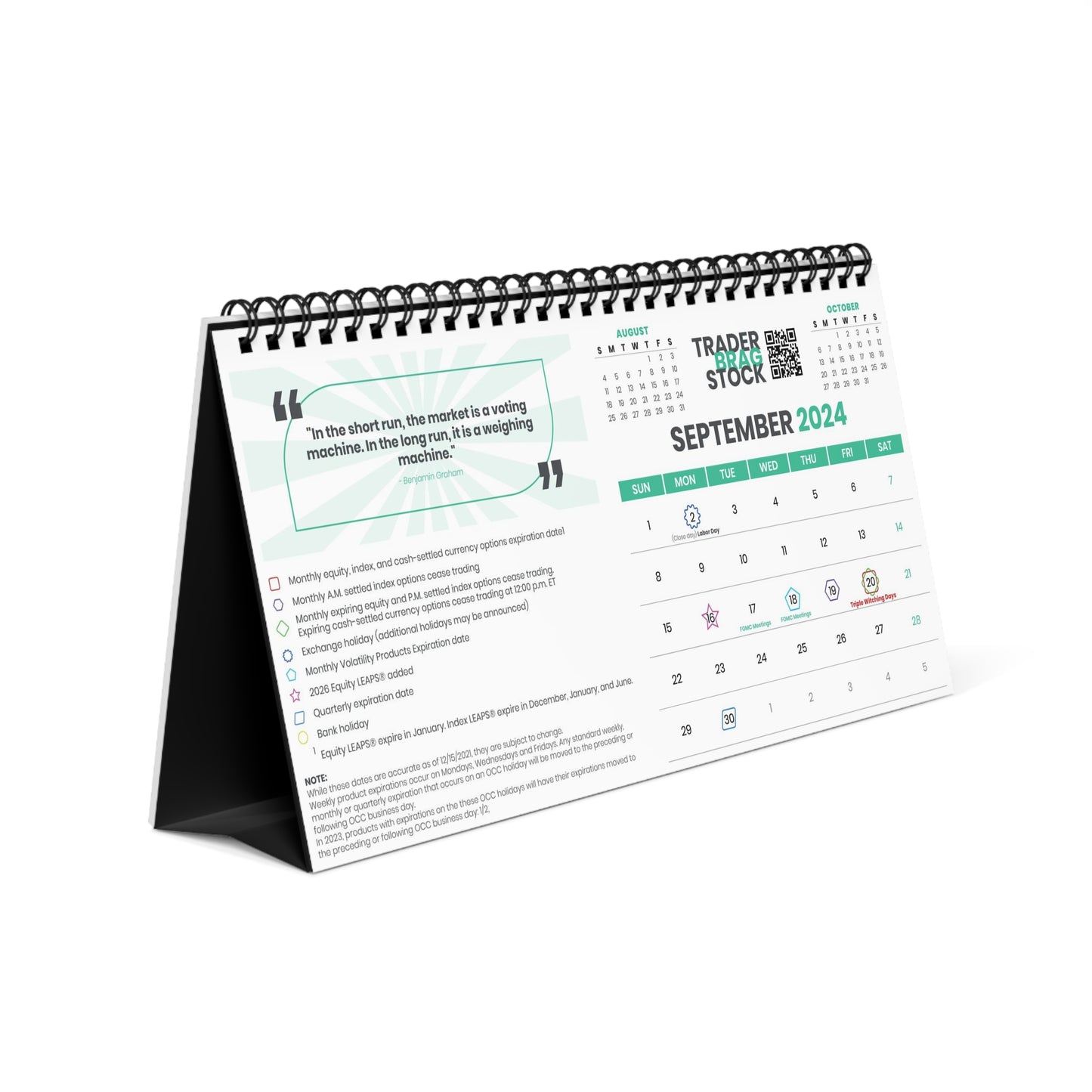 Trader Desk Calendar