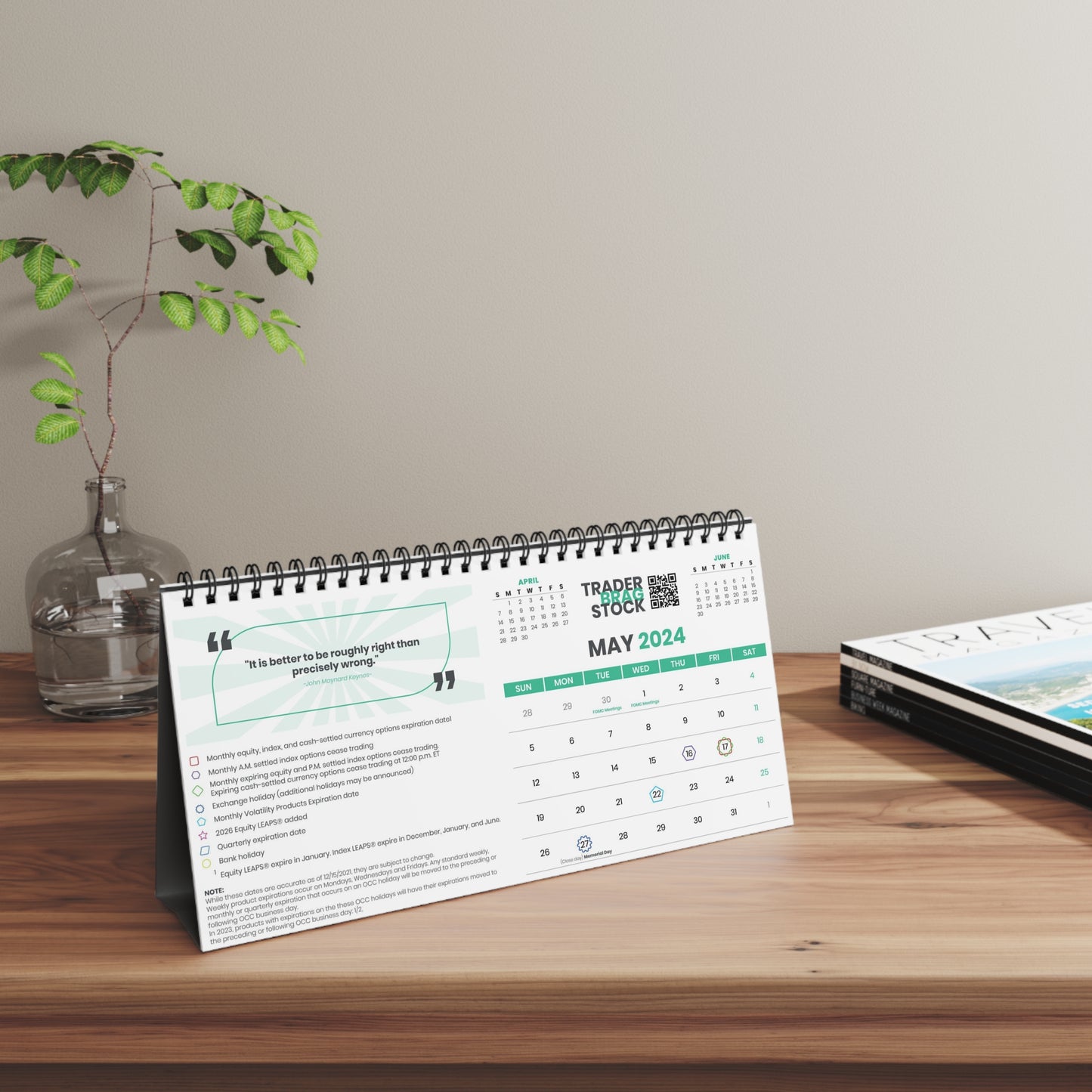 Trader Desk Calendar