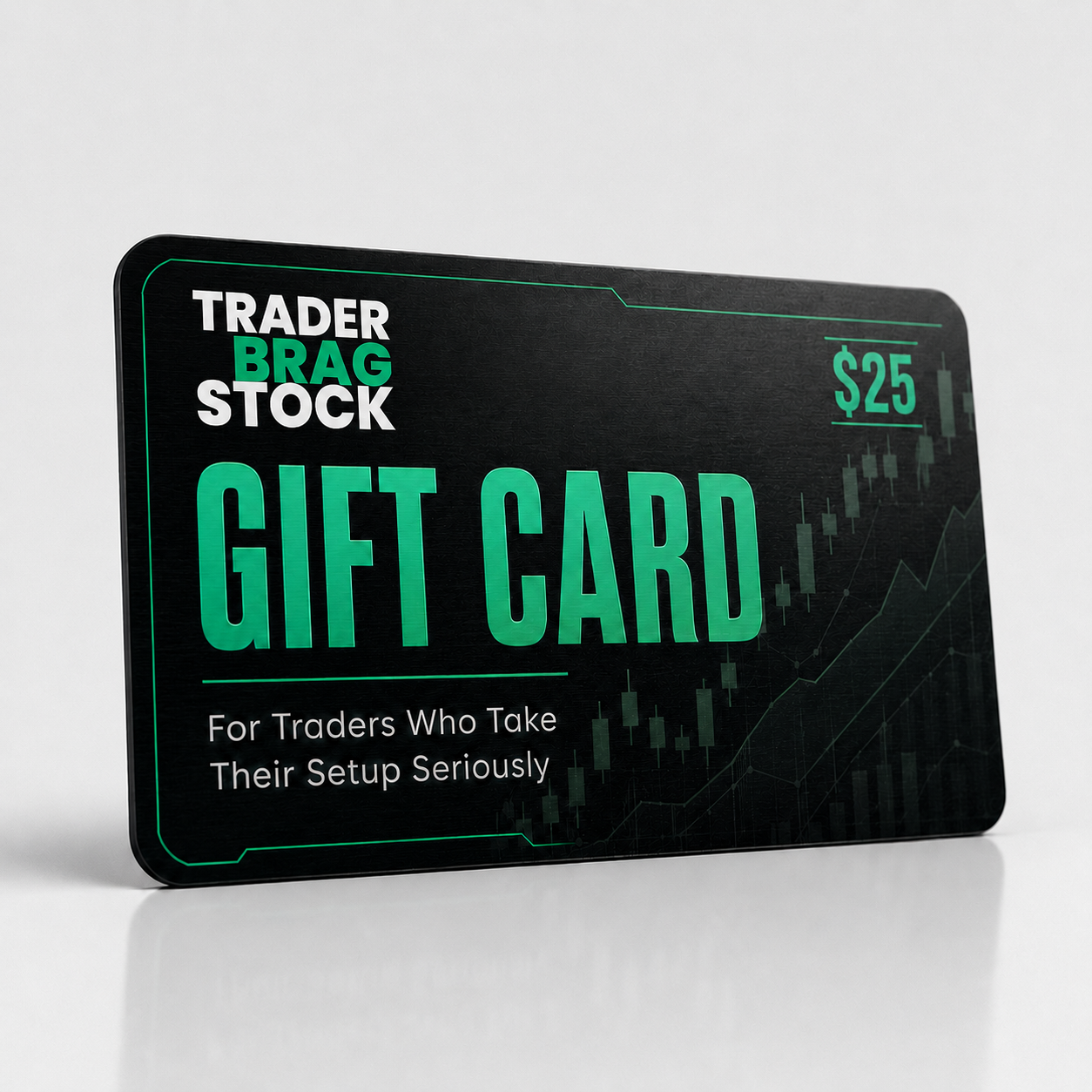 Trader Brag Stock Gift Card — $25 value