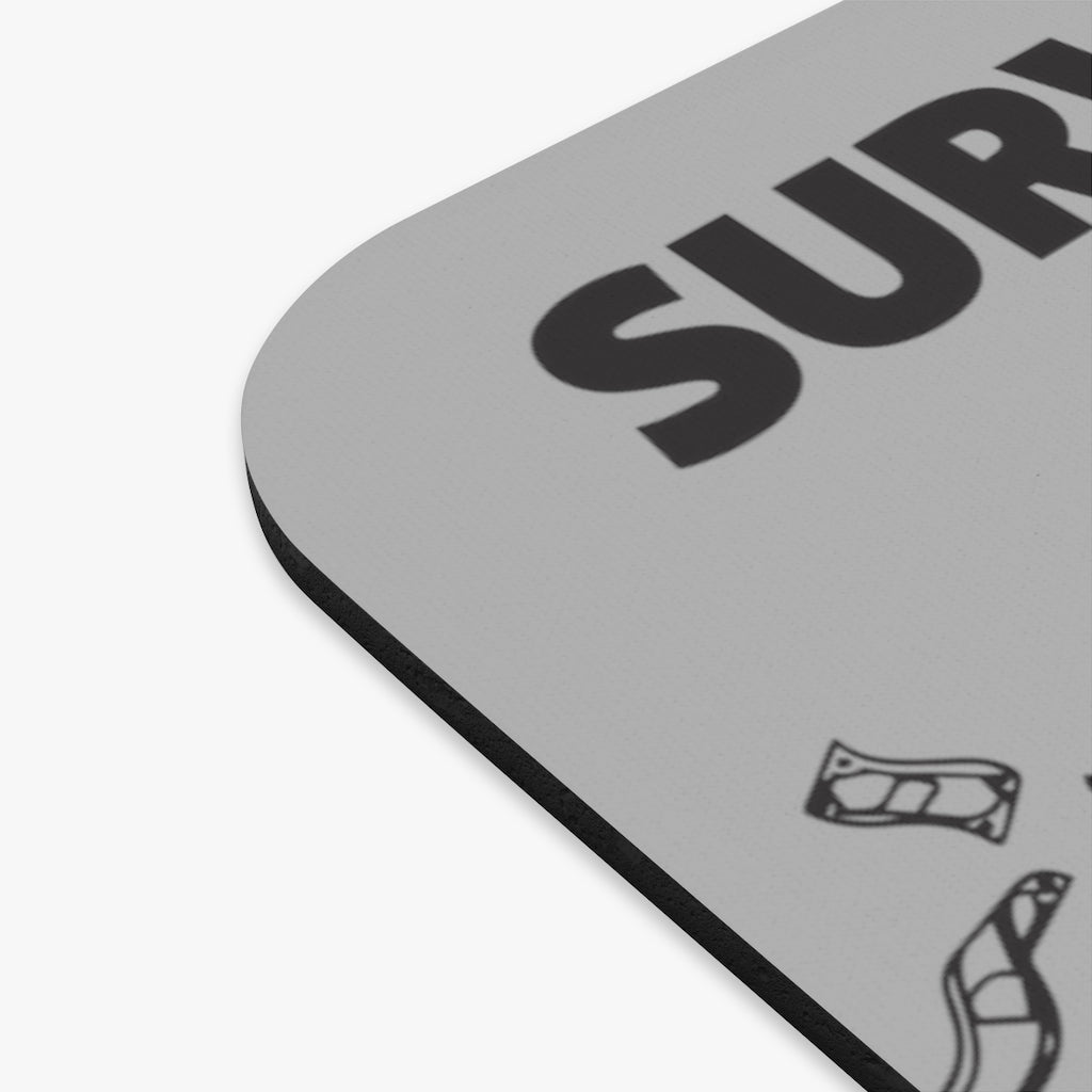 survivor of the dip white mouse pad, for traders, investing