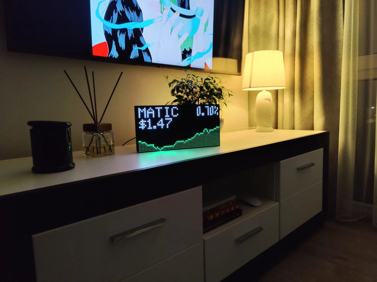 Ticker Live Price Wifi LED Display