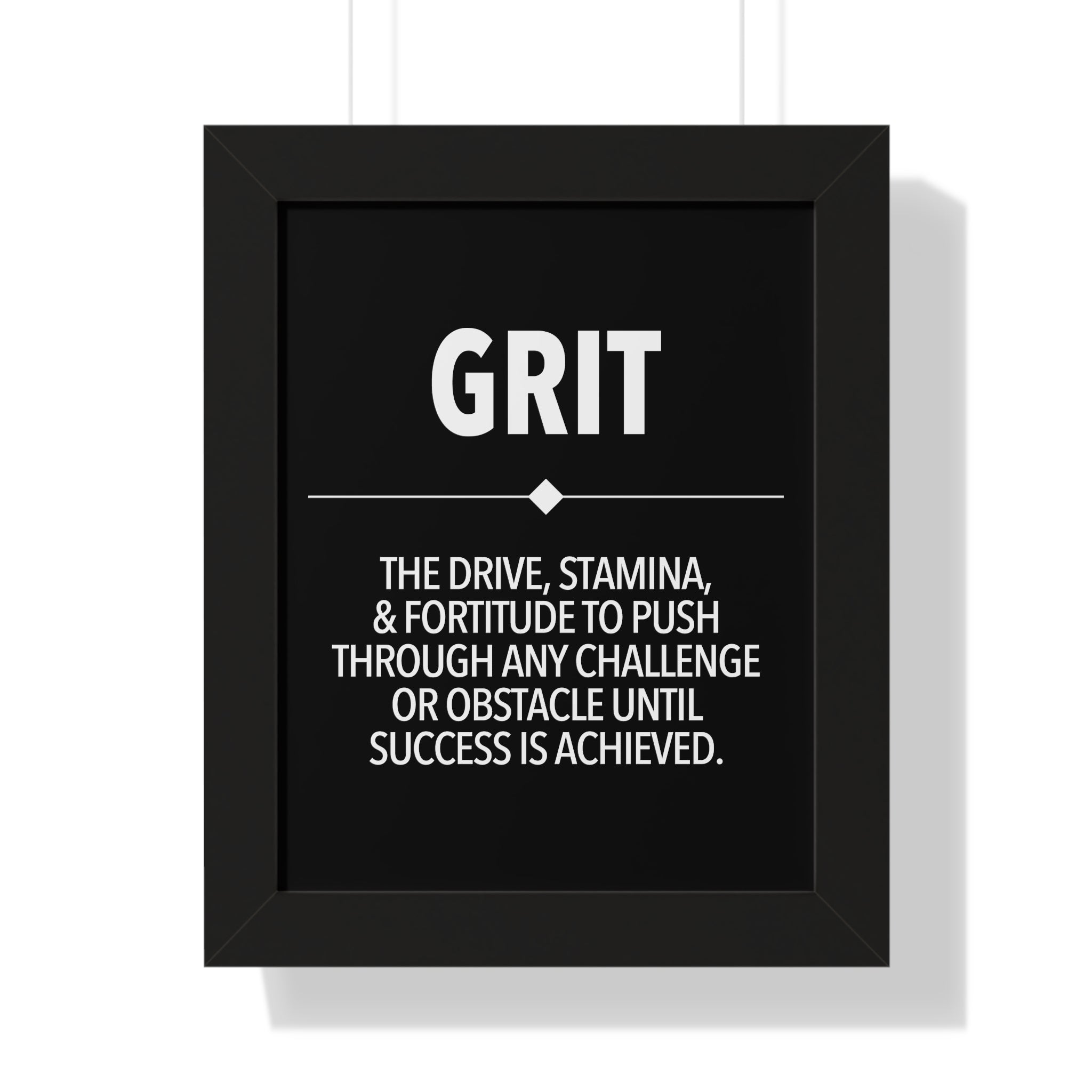 black and white motivational wall art poster, money making, success, grind, hustle