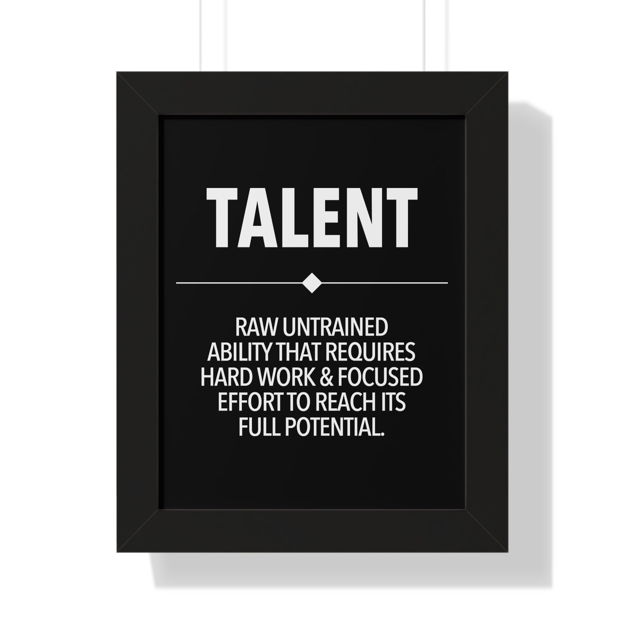 black and white motivational wall art poster, money making, success, grind, hustle