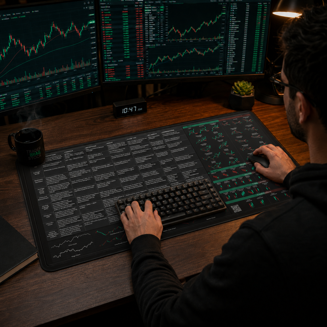 Trader Desk Mats and Mouse Pads