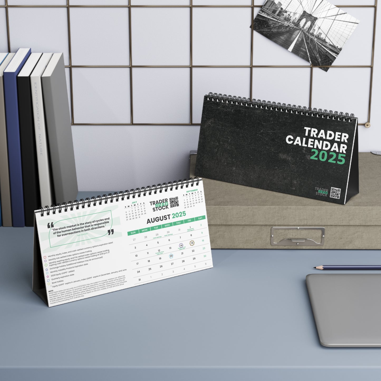 Trader Desk Calendar 2025