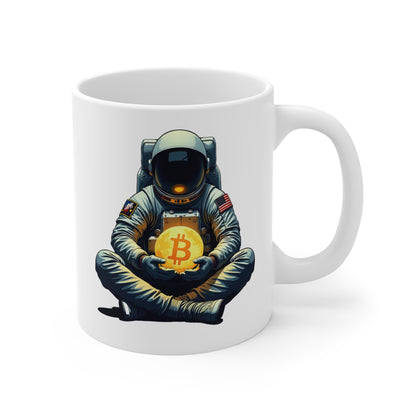 Crypto Astronaut: Bitcoin Explorer Mug