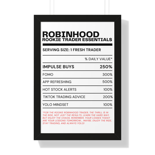 The Rookie Trader's Essentials Poster