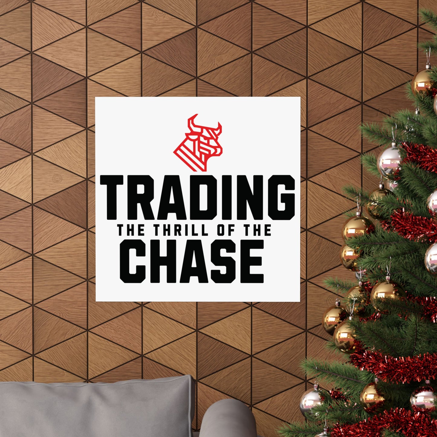 Trading: The Thrill of the Chase – Motivational Wall Art