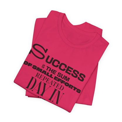 Success is the Sum of Small Efforts T-Shirt