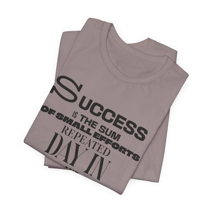 Success is the Sum of Small Efforts T-Shirt