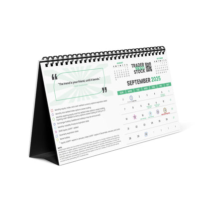 Trader Desk Calendar 2025