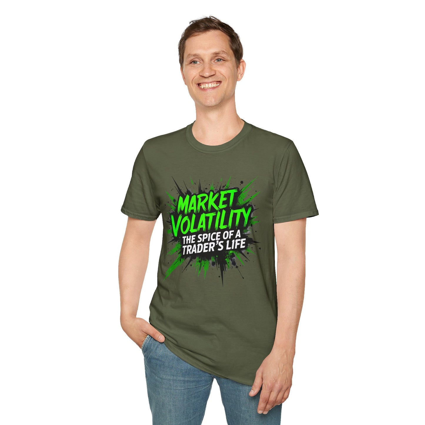 Market Volatility: The Spice of a Trader's Life T-Shirt