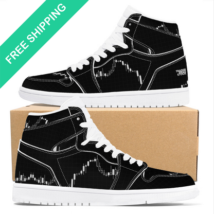 Trendsetter High-Top Sneakers - Black on Black