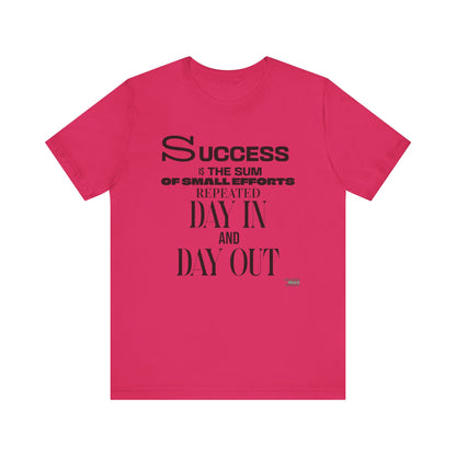 Success is the Sum of Small Efforts T-Shirt