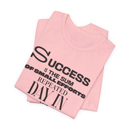 Success is the Sum of Small Efforts T-Shirt