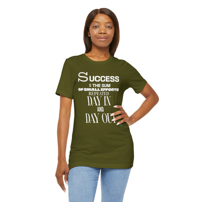 Success is the Sum of Small Efforts T-Shirt