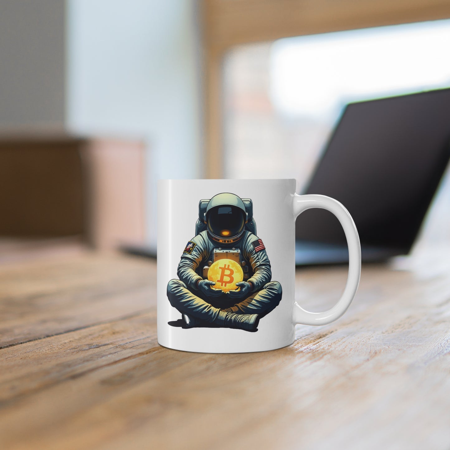 Crypto Astronaut: Bitcoin Explorer Mug