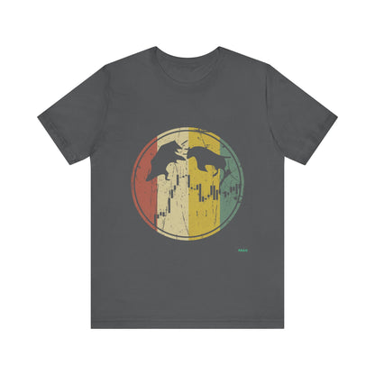 Bull vs Bear Retro Chart T-Shirt