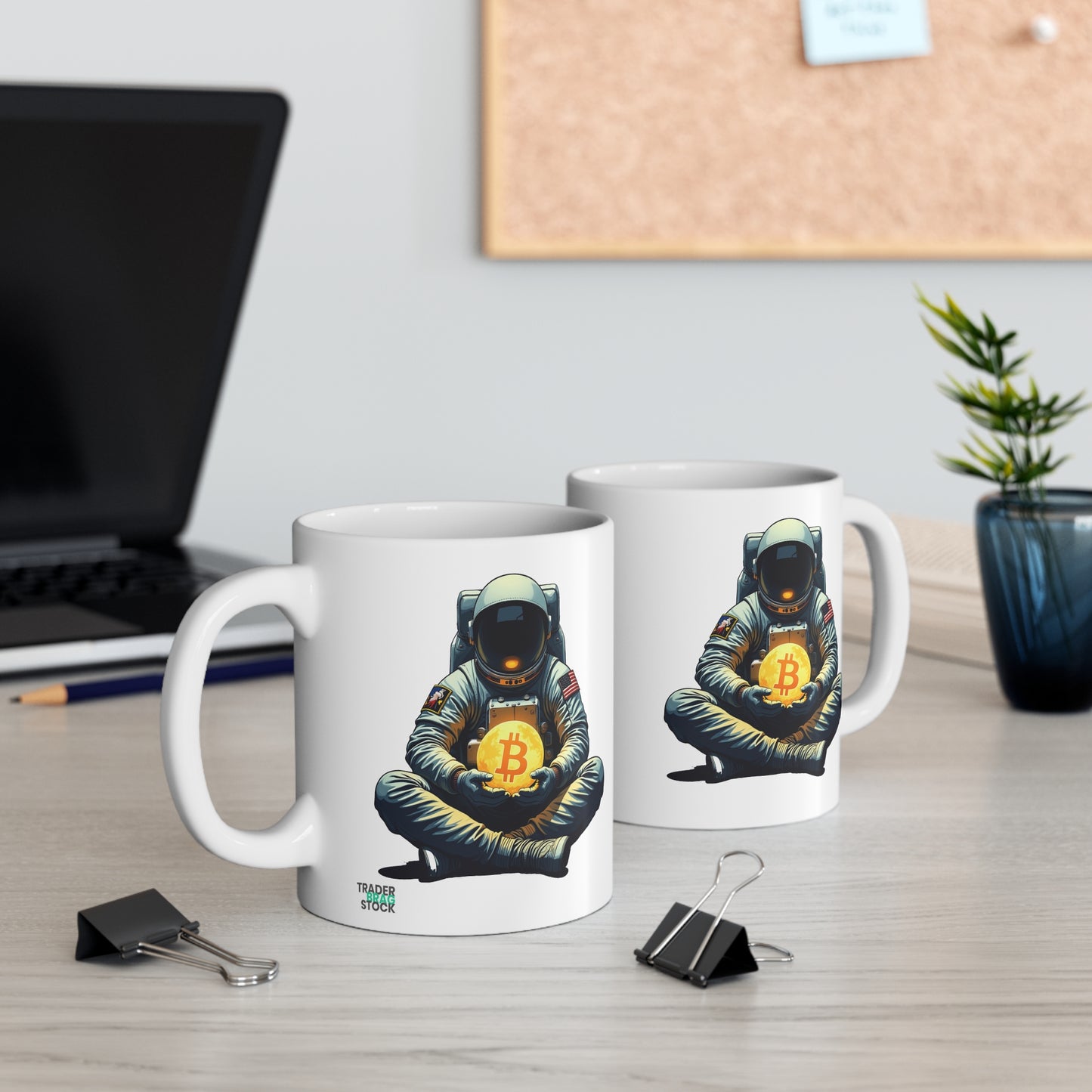 Crypto Astronaut: Bitcoin Explorer Mug