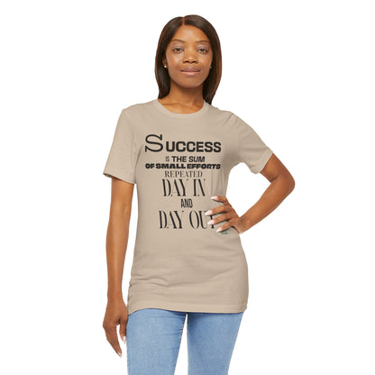 Success is the Sum of Small Efforts T-Shirt