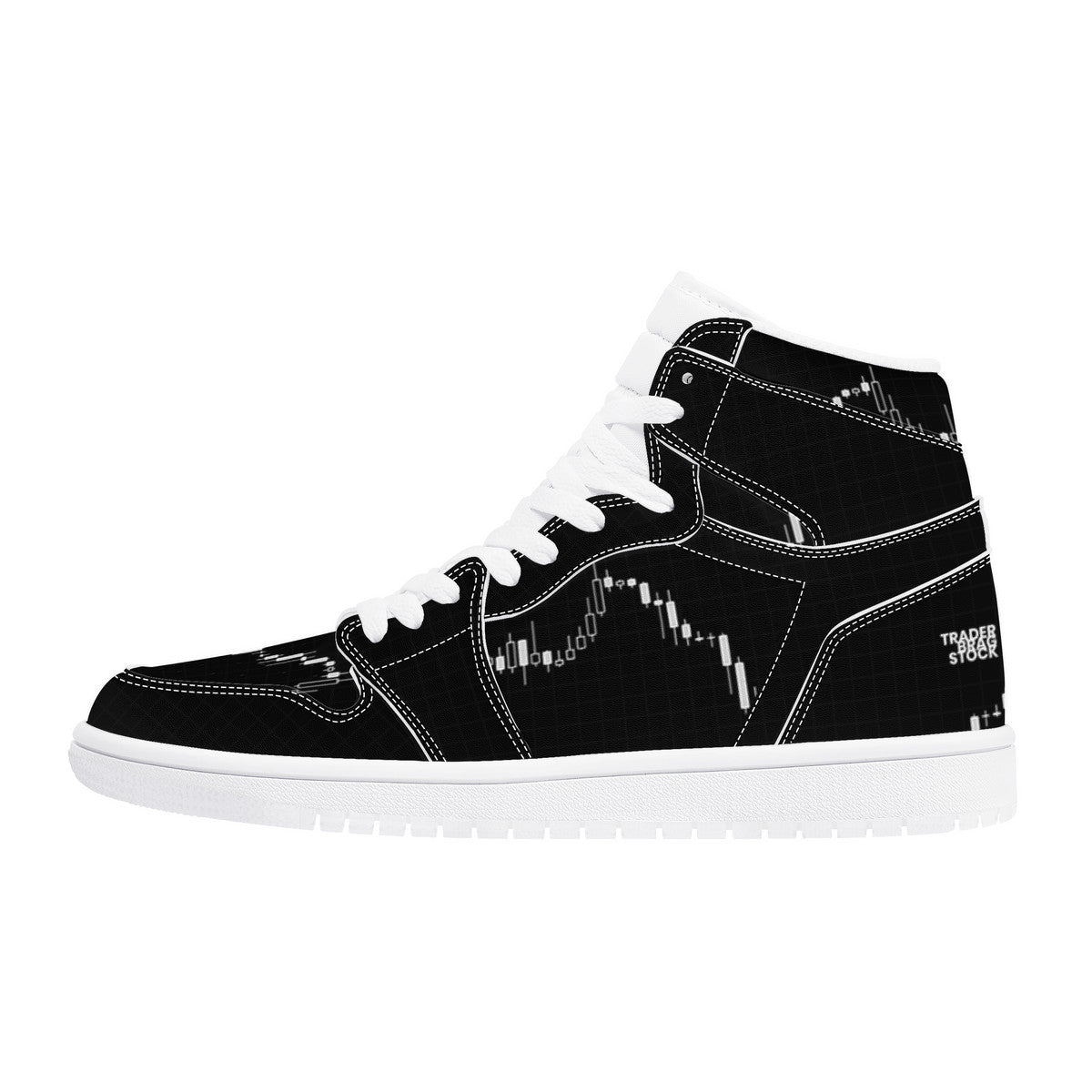 Trendsetter High-Top Sneakers - Black on Black