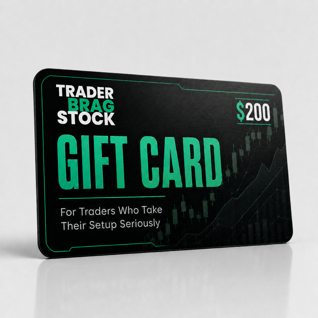 Trader Brag Stock Gift Card — $200 value