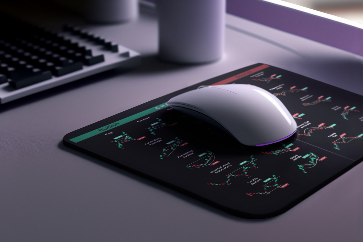 Chartplotter Mouse Chart Patterns Mouse Pad: Shape Recognition Reference – Trader Brag Stock