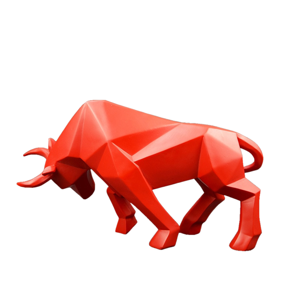 Figurine de taureau moderne