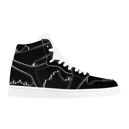 Trendsetter High-Top Sneakers - Black on Black