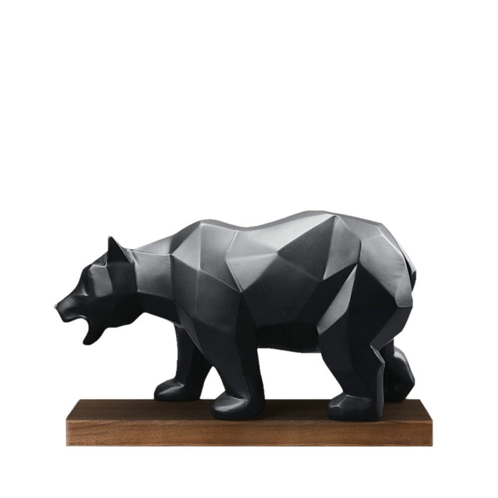 Figurine d’ours moderne