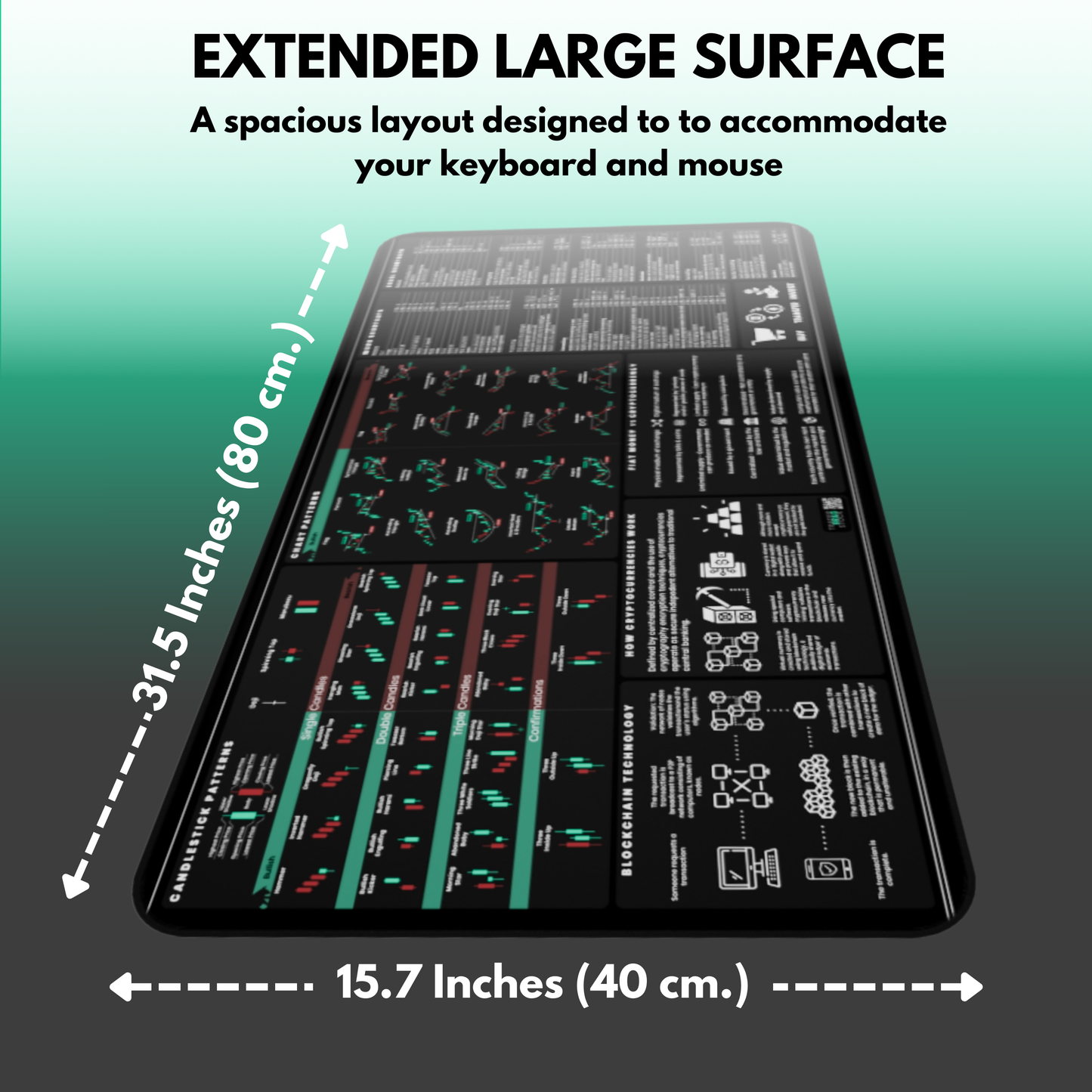 Sous-main de qualité supérieure du commerçant