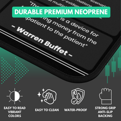 Options and Forex Trader's Premium Desk Mat