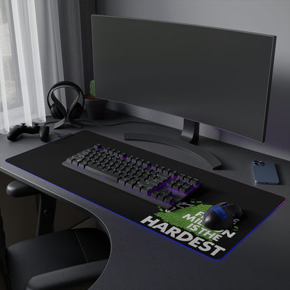 black first million is the hardest LED gaming mouse pad
