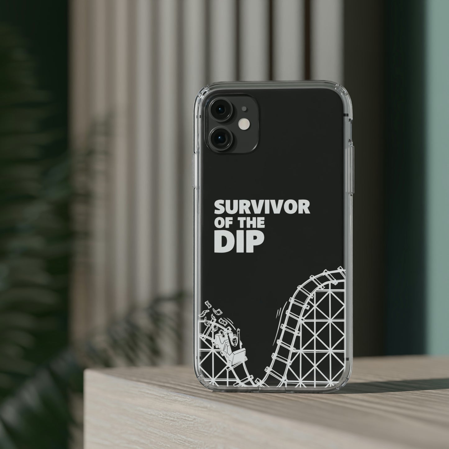 Funda transparente para teléfono Survivor Of The Dip