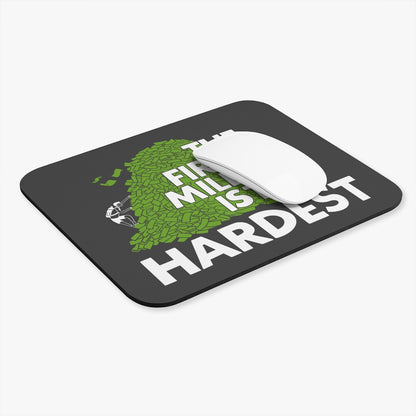 the first million is the hardest black mouse pad for traders, money making, business, motivation
