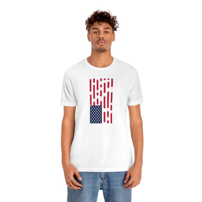 Camiseta con la bandera del comerciante americano