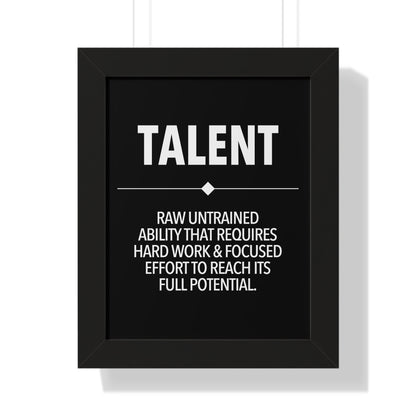 black and white motivational wall art poster, money making, success, grind, hustle